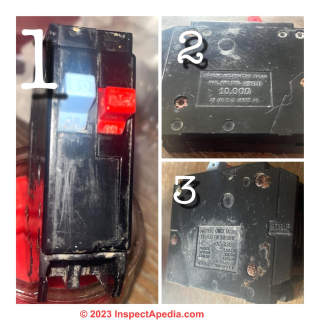 1960s Westinghouse Electric Corp. circuit breaker (C) InspectApedia.com Freddy