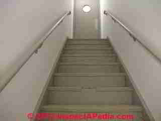 Damaged stair tread nose (C) Daniel Friedman