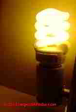 Color temperature of lights - demo © D Friedman at InspectApedia.com 