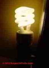 Color temperature of lights - demo © D Friedman at InspectApedia.com 