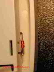 Thermistor in the 3M Filtrete room thermostat (C) Daniel Friedman