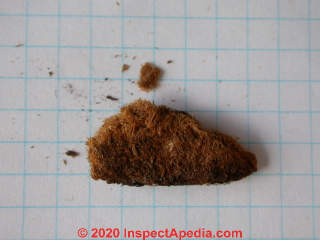 Brushed wood cedar shingle siding (C) Daniel Friedman at InspectApedia.com
