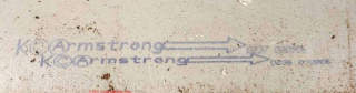 Armstrong floor tile production run number decode effort (C) InspectApedia.com Anon
