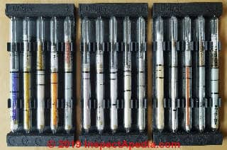 Draeger Simultantest Gas Detection Tube Sets I, II, and III described in this article (C) Daniel Friedman at InspectApedia.com