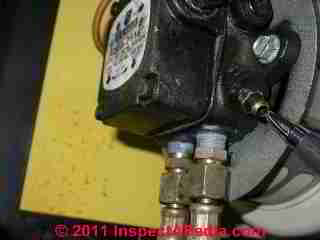 Oil burner fuel unit air bleed valve (C) Daniel Friedman