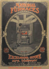 The Excelsior Stove produced by National Furnaces, Quincy IL cited at InspectApedia.com