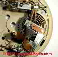 Bimetallic spring thermostat (C) Daniel Friedman