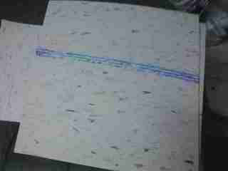 Wards like vinyl asbestos suspect floor tile (C) D Friedman M Daniels