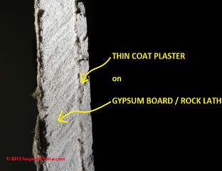 Gyp lath board © D Friedman at InspectApedia.com 