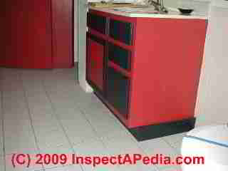 Bath vanity in area of leaks, no visibile mold (C) Daniel Friedman